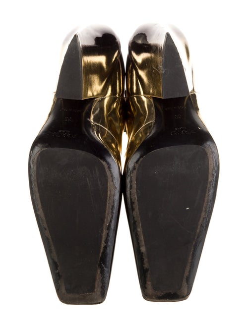 Prada Patent Leather Chelsea Boots