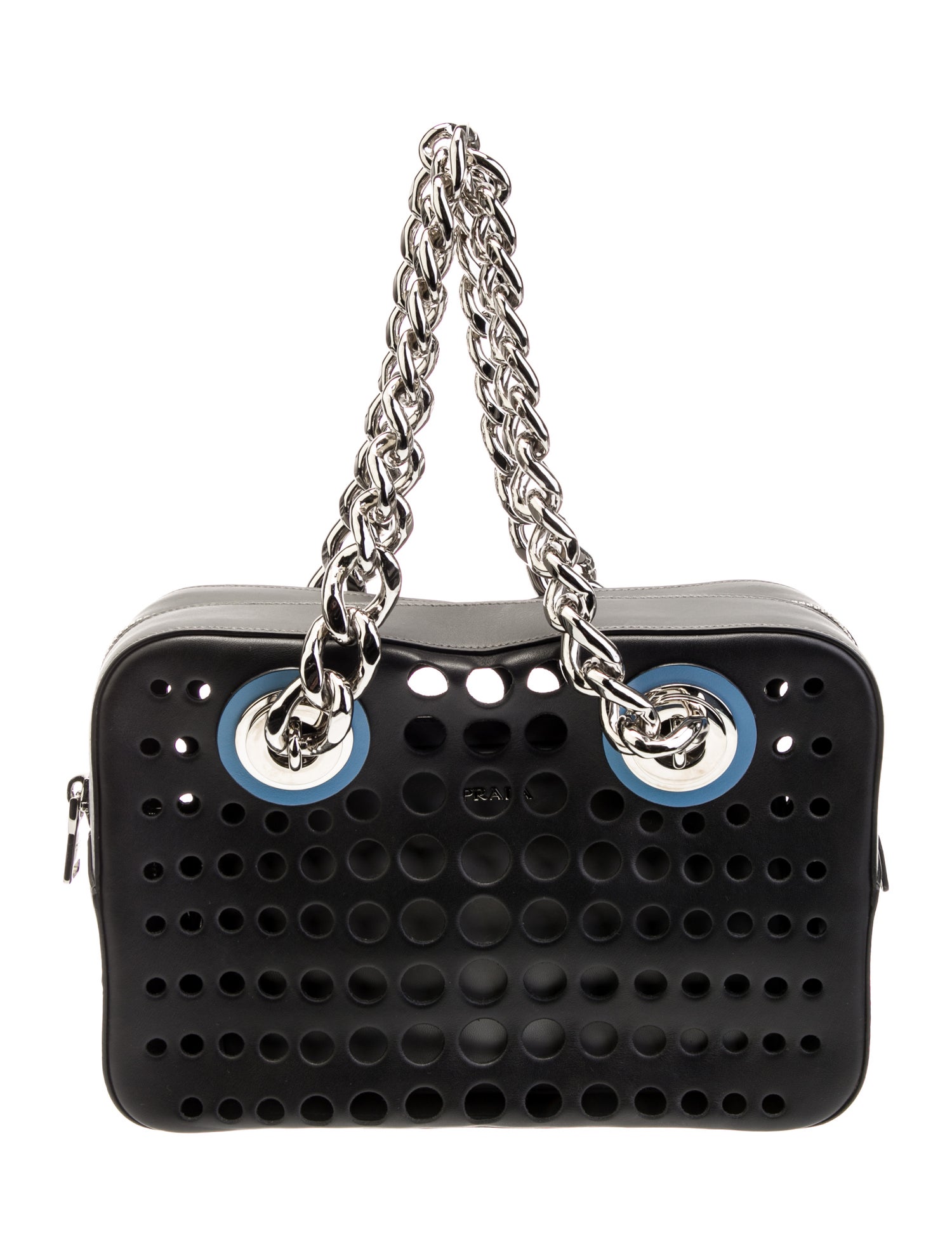 Prada City Calf Leather Fori