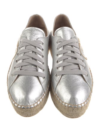 Prada Leather Espadrilles