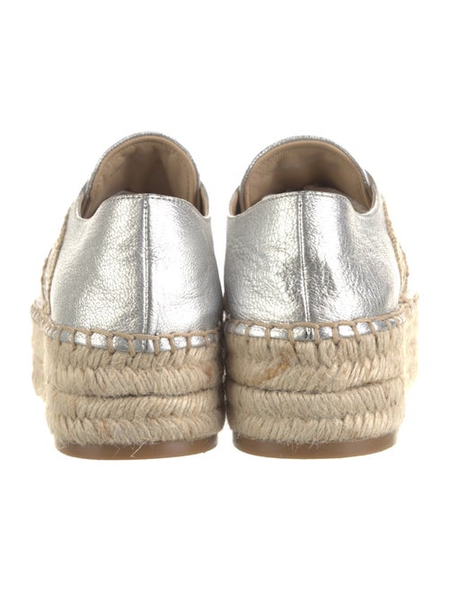 Prada Leather Espadrilles