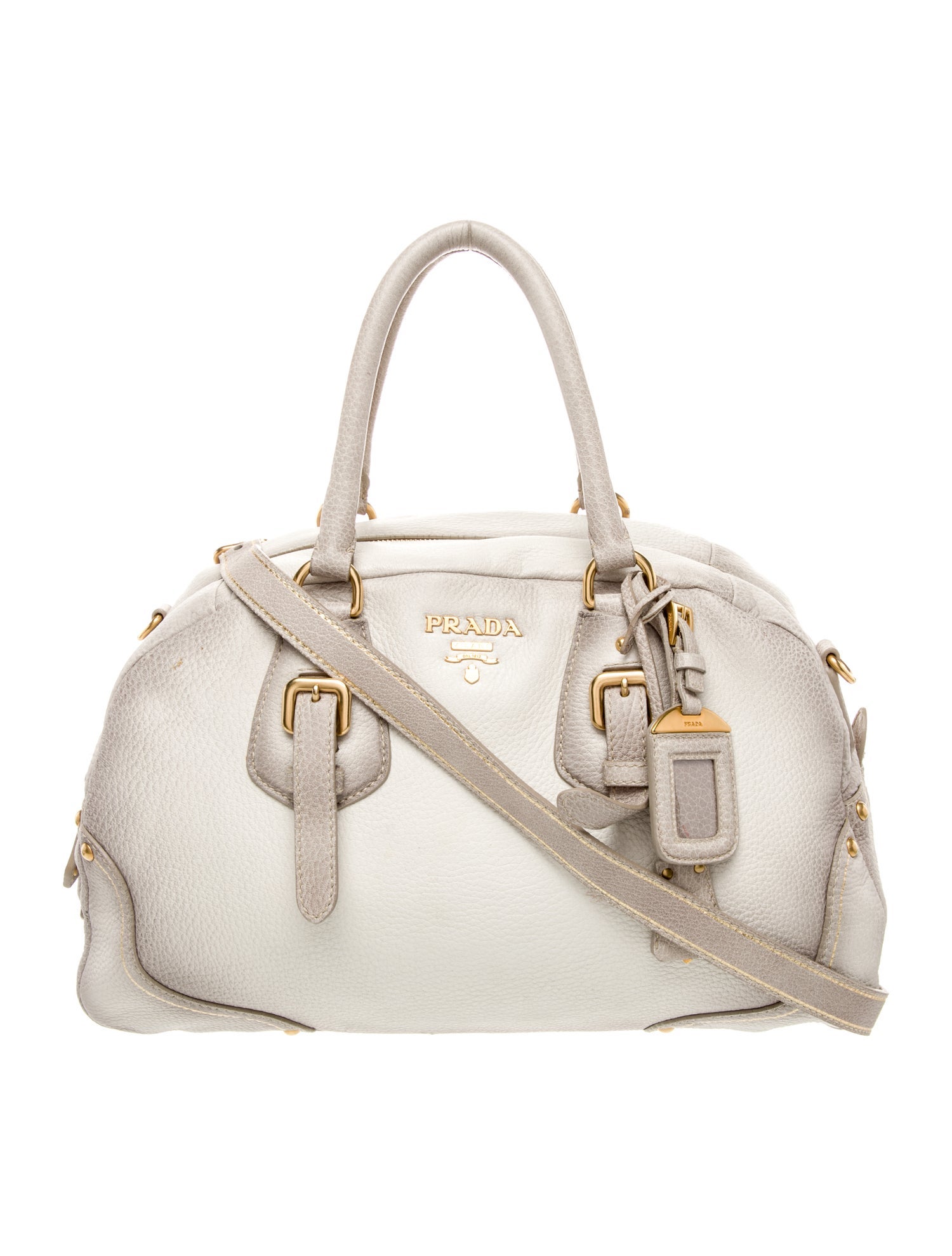 Prada Cervo Leather Bauletto
