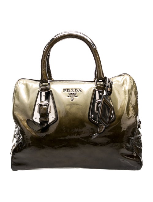 Prada Vernice Leather Bauletto