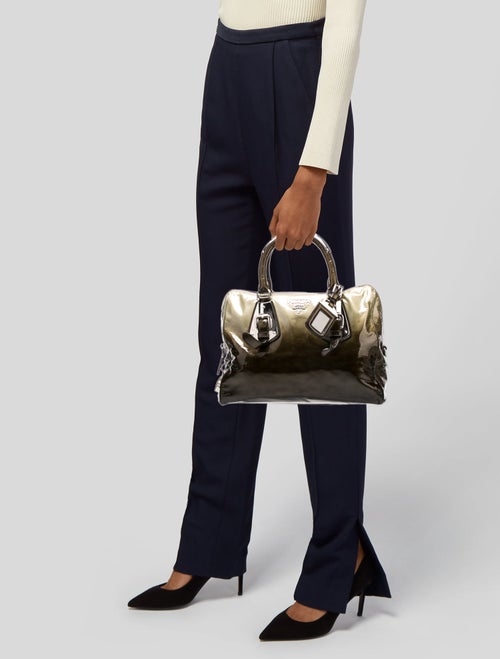 Prada Vernice Leather Bauletto
