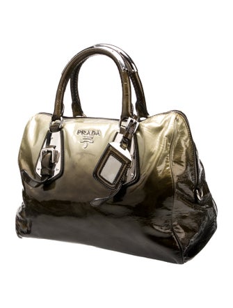 Prada Vernice Leather Bauletto