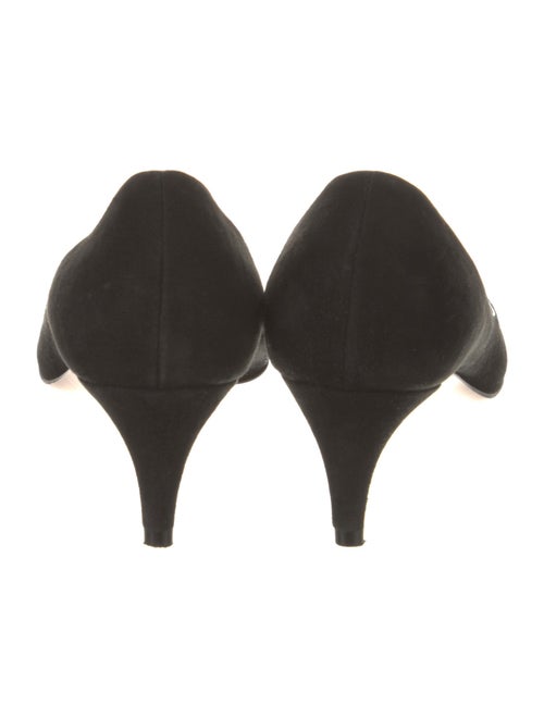 Prada Suede Scalloped Accent Pumps