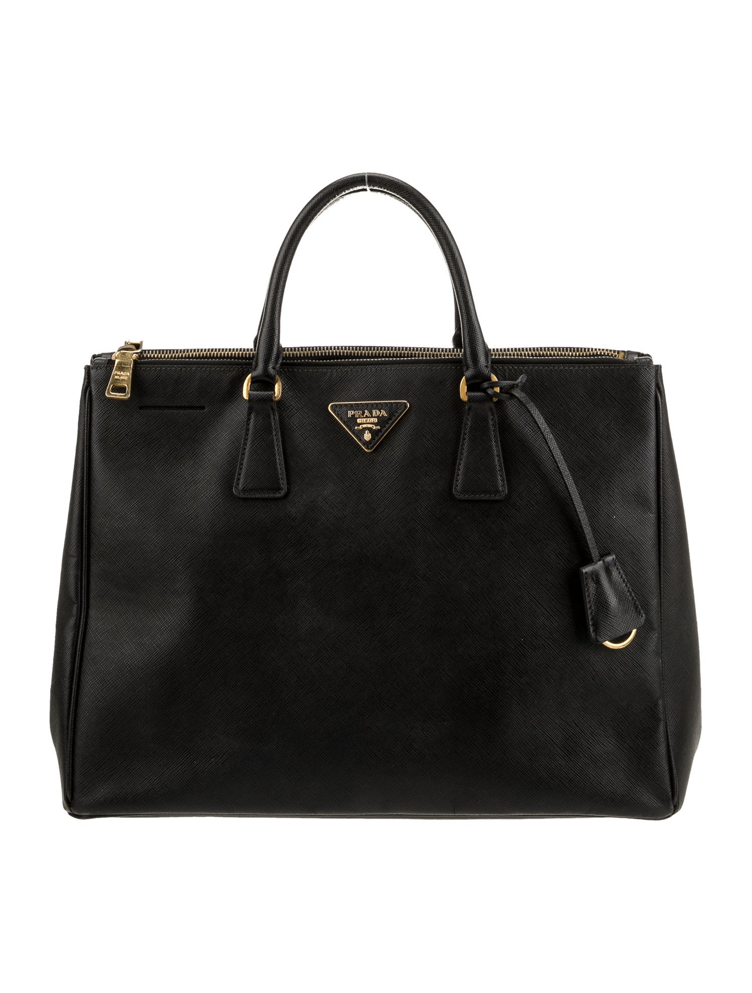 Prada Saffiano Leather Top Handle Bag