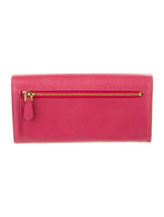Prada City Calf Leather Wallet