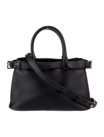 Prada Nappa Soft Leather Buckle Bag w/Double Belt Small