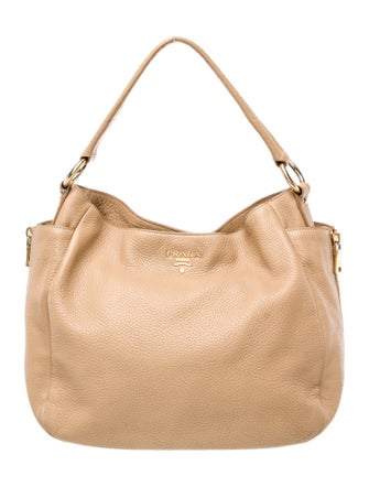 Prada Vitello Daino Leather Hobo