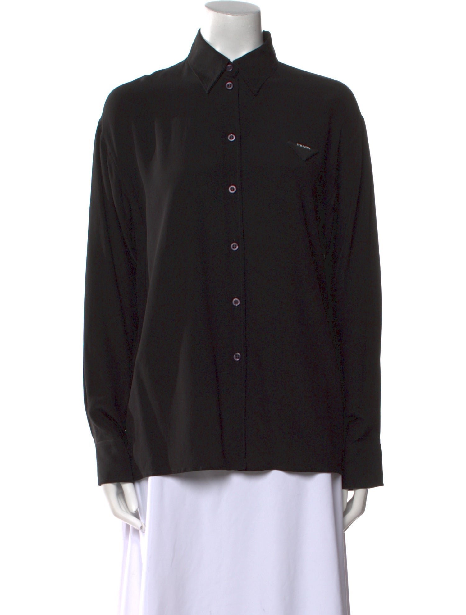 Prada 2023 Long Sleeve Button-Up Top