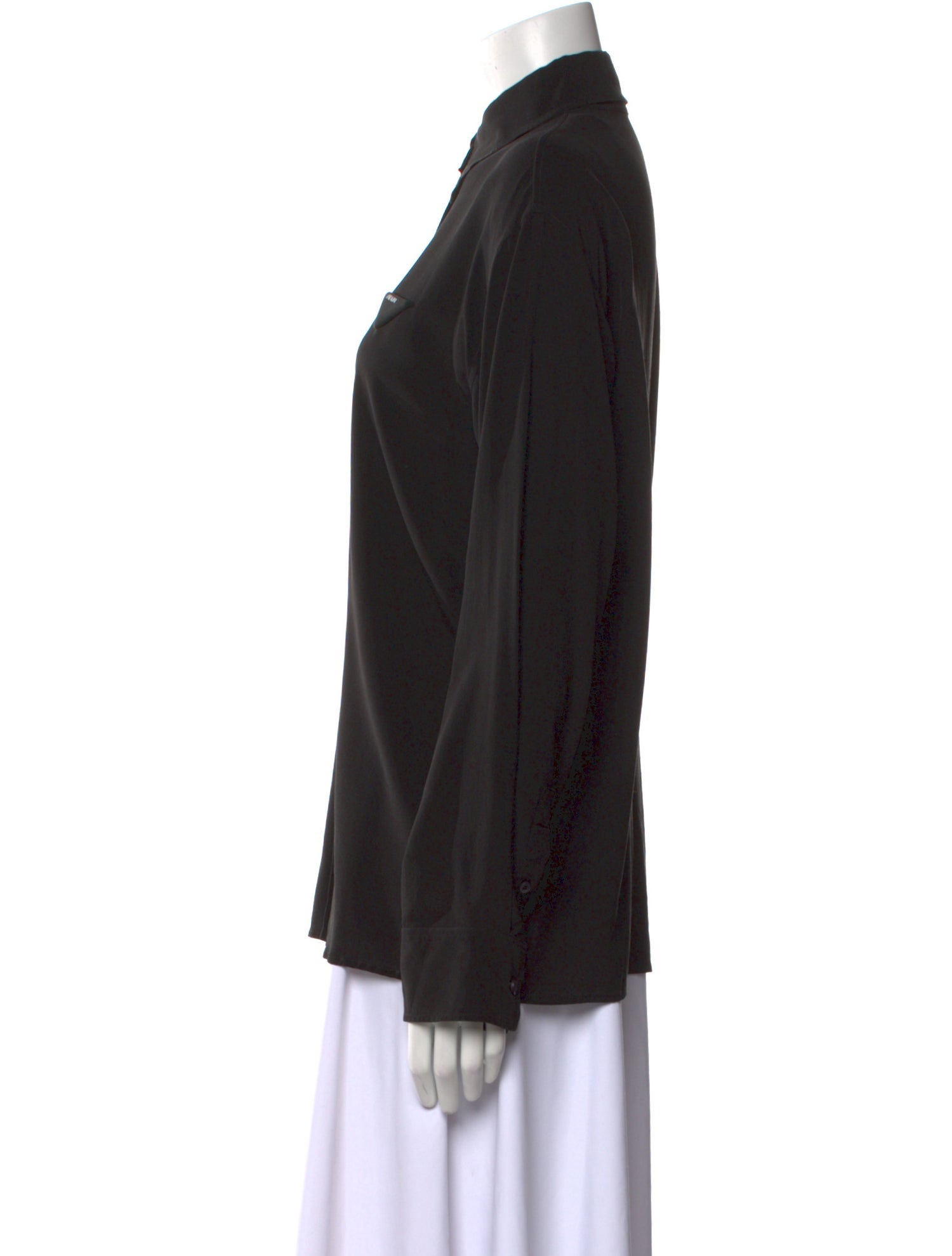 Prada 2023 Long Sleeve Button-Up Top