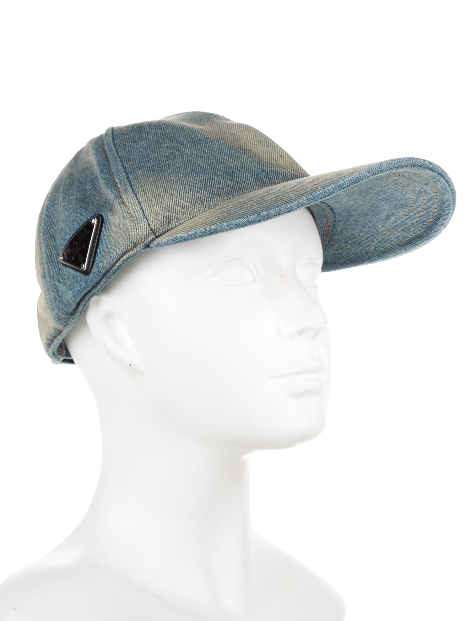 Prada 2022 Denim Baseball Cap