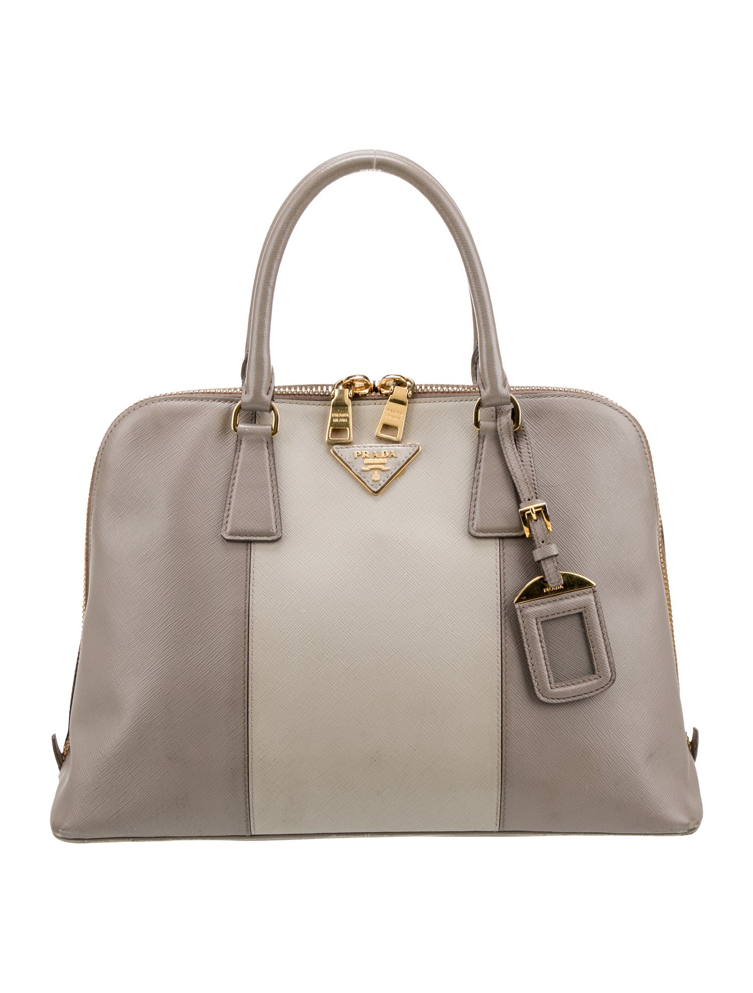 Prada Saffiano Cuir Leather Promenade Large