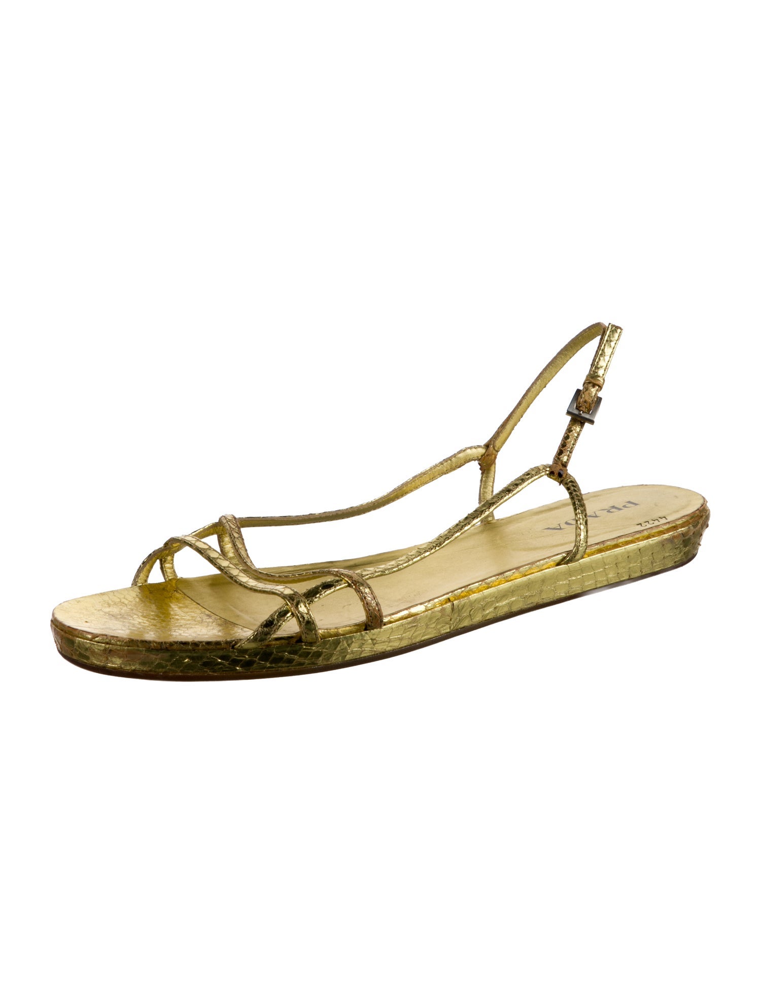 Prada Leather Espadrilles