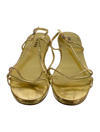 Prada Leather Espadrilles