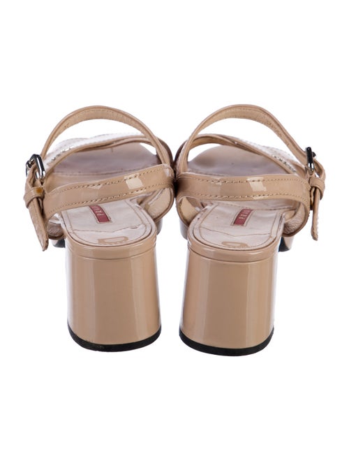 Prada Patent Leather Sandals