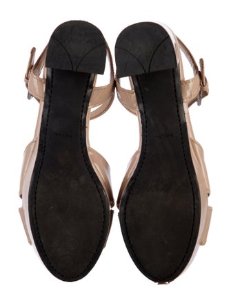 Prada Patent Leather Sandals
