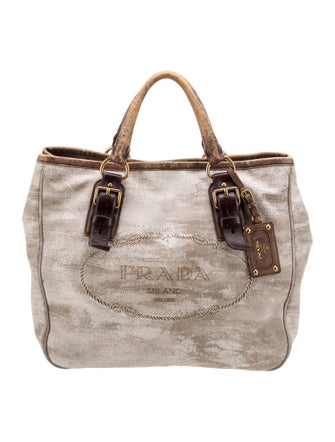 Prada Canvas Tote