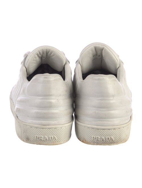 Prada Quilted Pattern Leather Sneakers