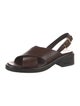 Prada Leather Slingback Sandals
