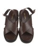 Prada Leather Slingback Sandals