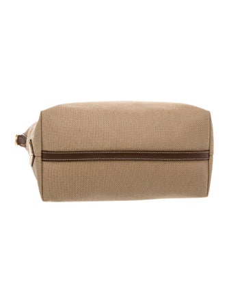 Prada Enameled Metal Triangle Top Handle Bag