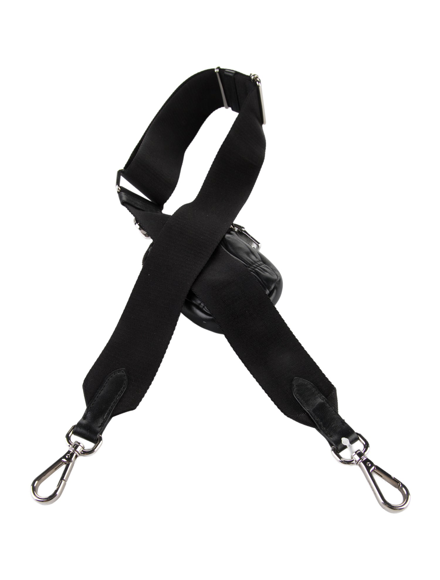 Prada Nylon Bag strap w/ Gaufre Pouch