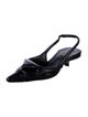 Prada Leather Slingback Pumps