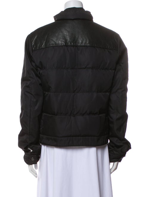 Prada 2011 Enameled Metal Triangle Puffer Coat