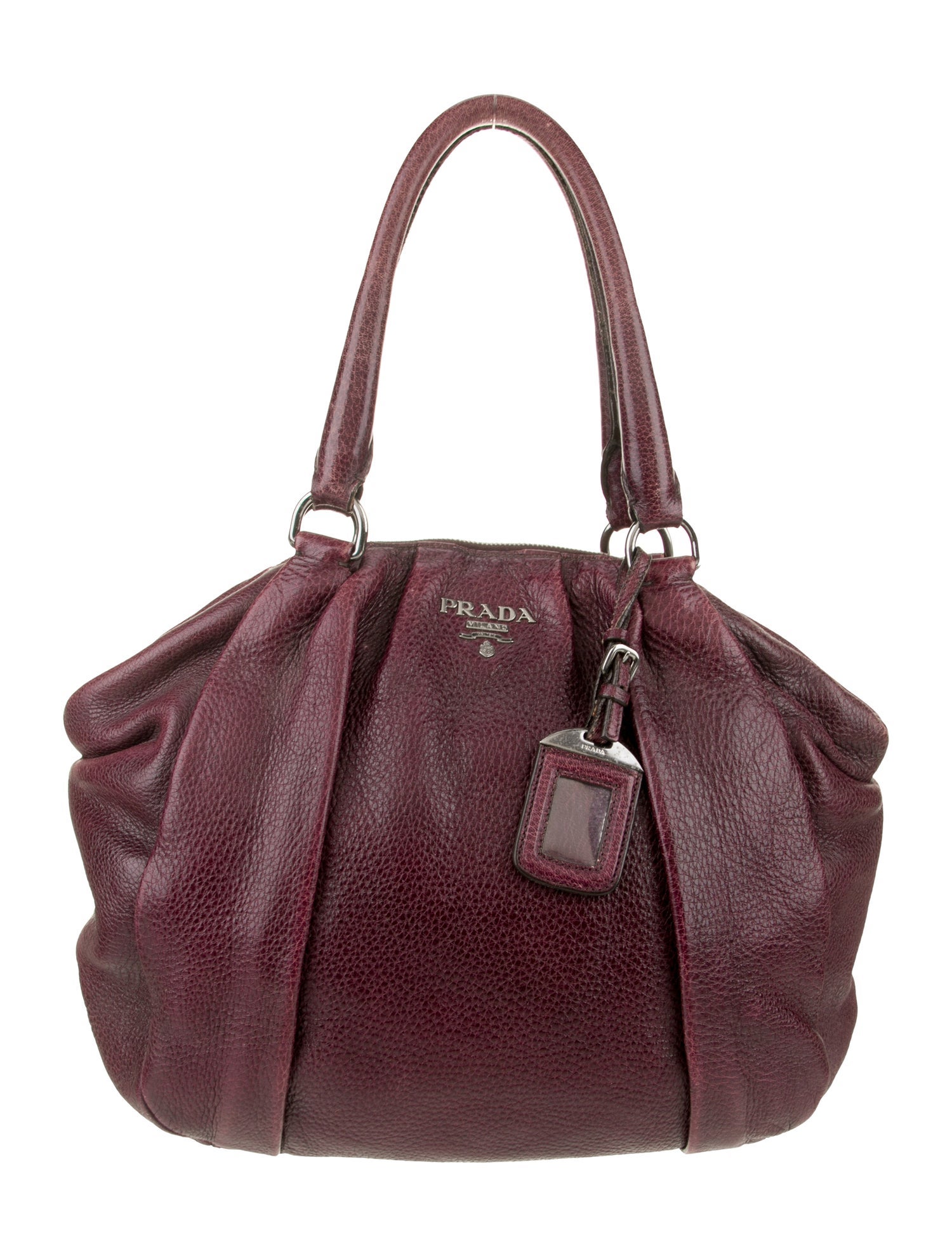 Prada Vitello Daino Leather Top Handle Bag