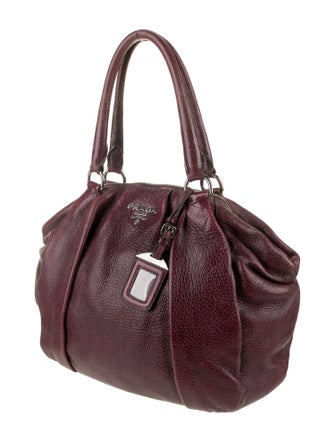 Prada Vitello Daino Leather Top Handle Bag