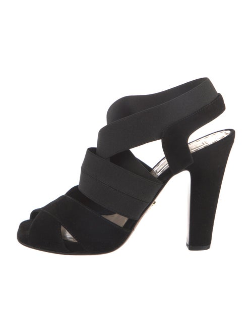 Prada Suede Slingback Sandals
