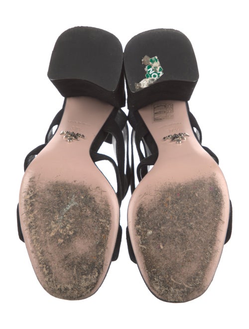 Prada Suede Gladiator Sandals