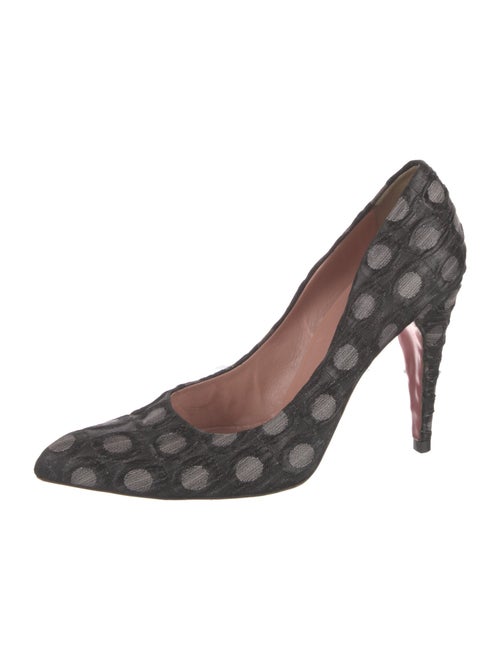 Prada Polka Dot Print Pumps