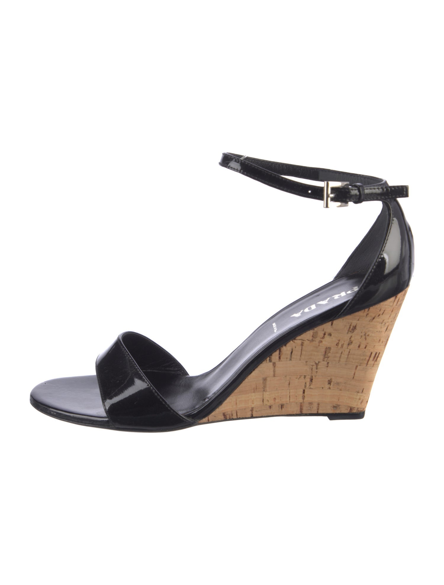 Prada Patent Leather Sandals