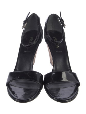 Prada Patent Leather Sandals