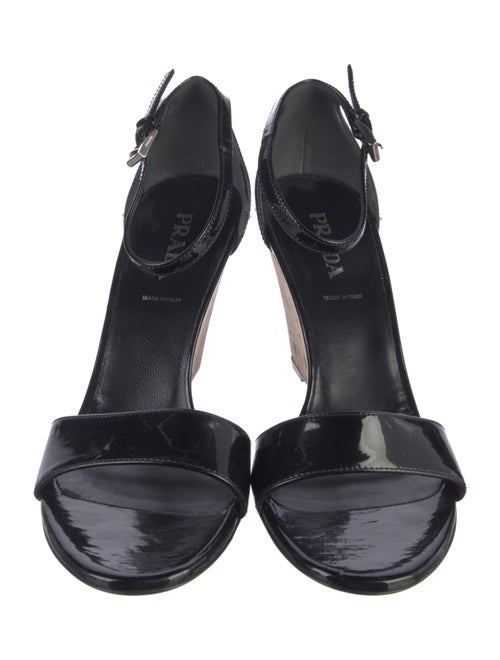 Prada Patent Leather Sandals