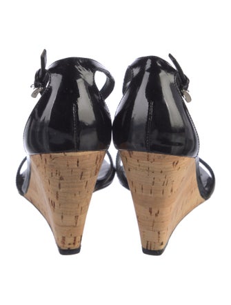 Prada Patent Leather Sandals