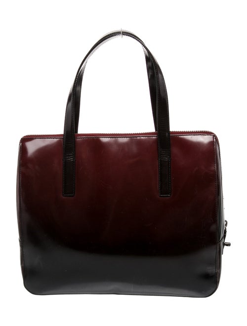 Prada Spazzolato Leather Top Handle Bag