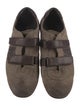 Prada Suede Leather Trim Embellishment Monk Straps