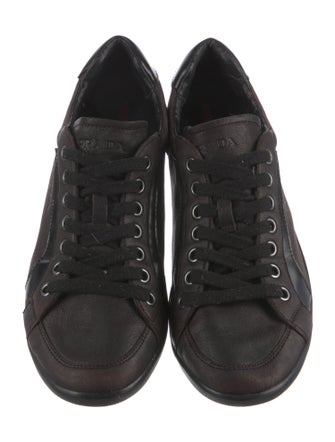Prada Leather Sneakers