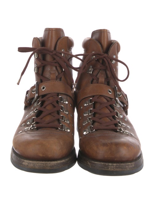 Prada Leather Hiking Boots