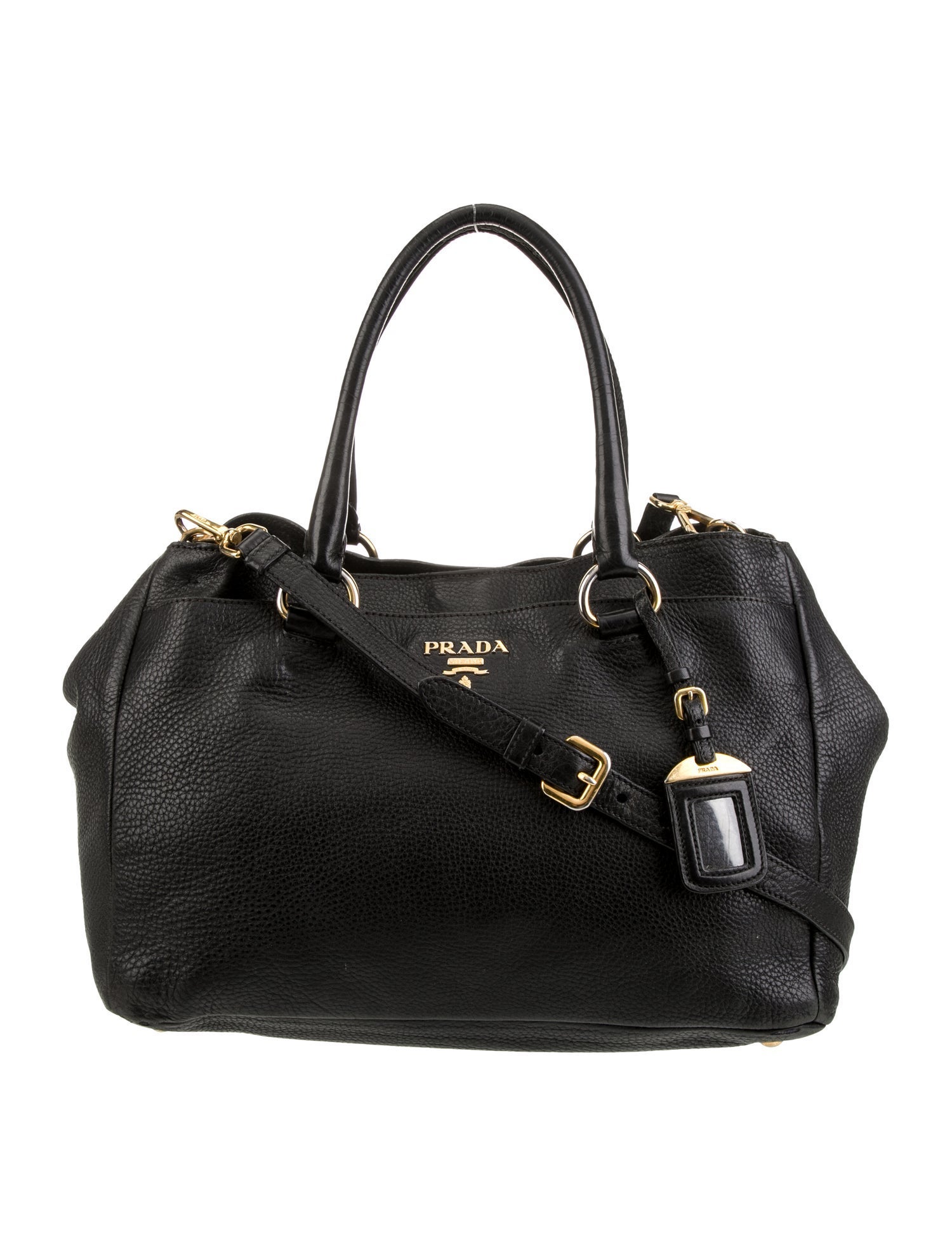 Prada Vitello Daino Leather Top Handle Bag