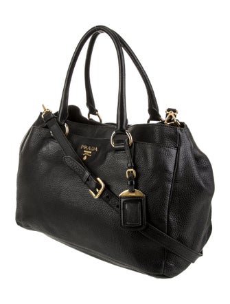 Prada Vitello Daino Leather Top Handle Bag