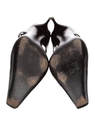 Prada Leather Slingback Flats