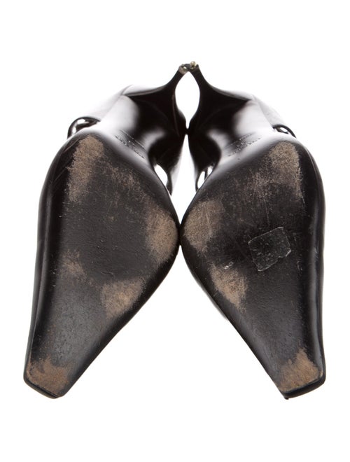 Prada Leather Slingback Flats