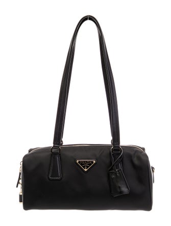 Prada Enameled Metal Triangle Re-Nylon Medium 2024