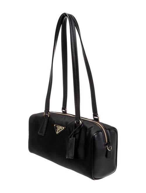 Prada Enameled Metal Triangle Re-Nylon Medium 2024