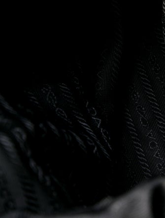 Prada Enameled Metal Triangle Shoulder Bag