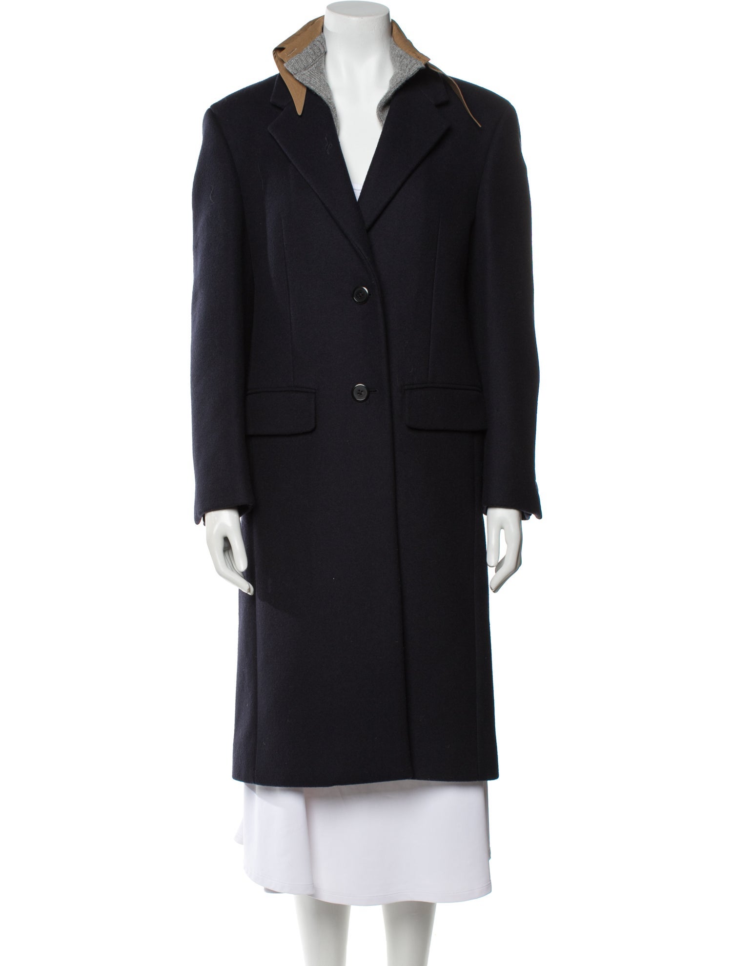 Prada 2023 Virgin Wool Coat w/ Tags